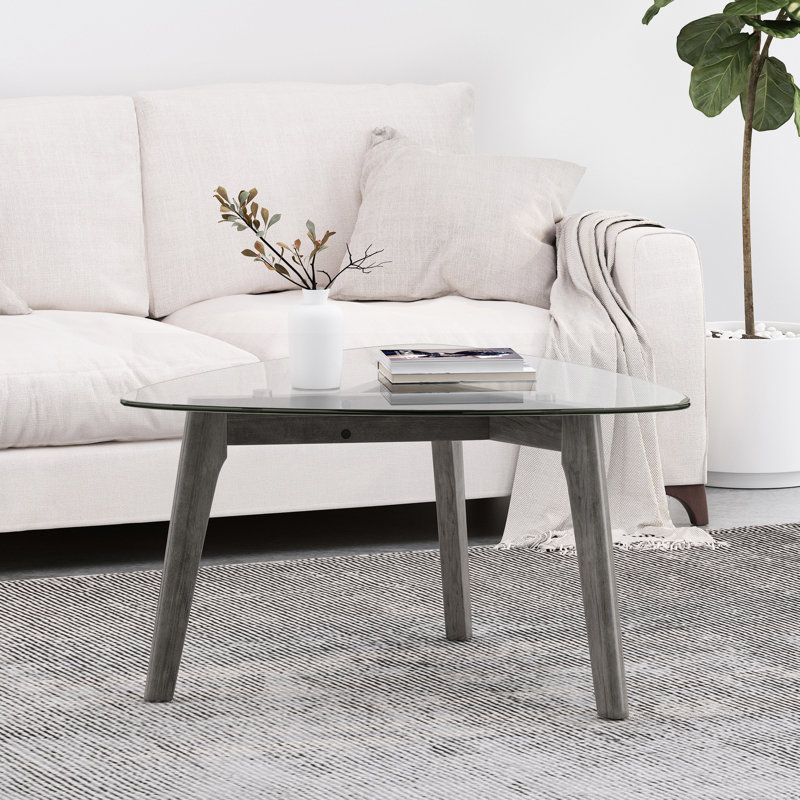 Table basse en bois gris, 30,7 po Large, 33,03 po de profondeur, 32,62 lb, 18,34 po de hauteur, 36 po de largeur, 37 po de profondeur, 4,25 po