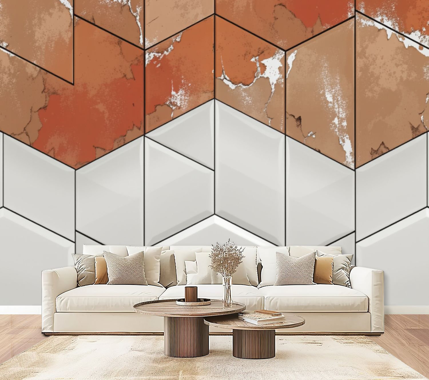Red Barrel Studio Futuristic Peel and Stick Wallpaper Abstract ...