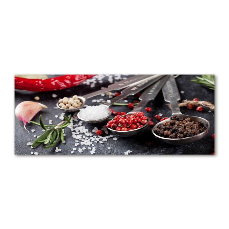 Herbs And Spices - Wrapped Canvas Print, Glass, 70cm H x 100cm W 