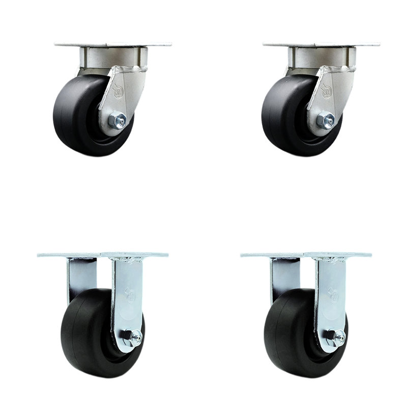 Kingpinle olefin Swivel Caster Set