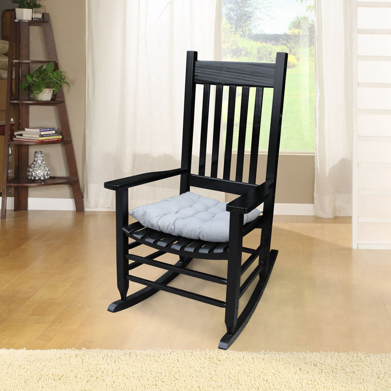 Chaise berçante Efim, Noir