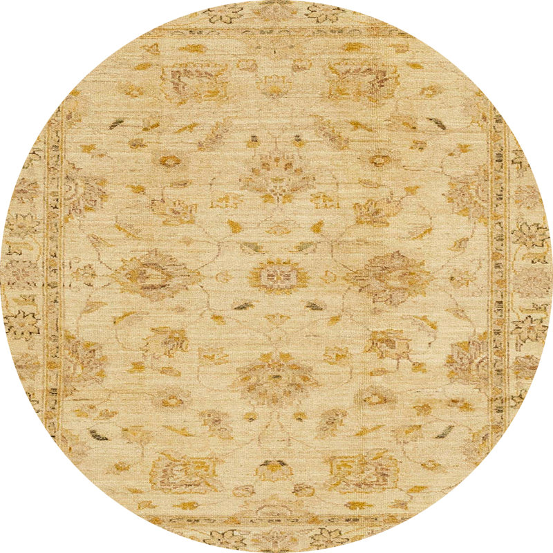 Tapis abstrait moderne 2990, Rond 6 pi