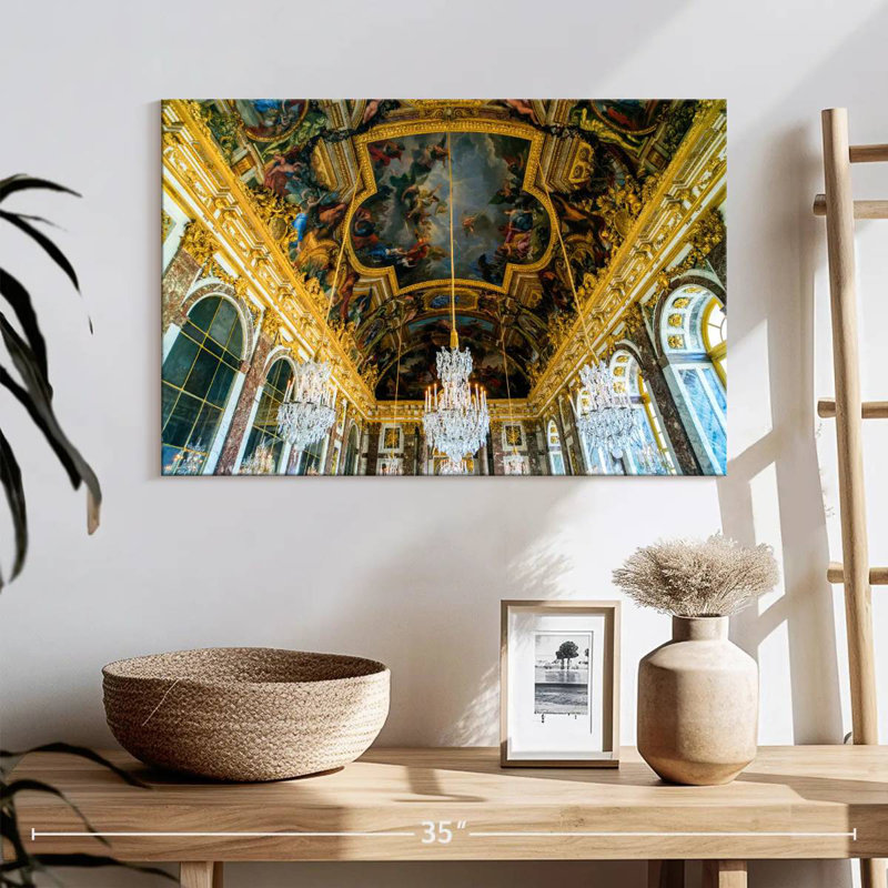 Lilie, château de Versailles, galerie des miroirs, H 16 po x l 24 po