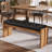 47" W Modern Upholstered Bench