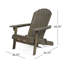 CHAISE ADIRONDack Bellwood résistant aux intempéries pour jardin d'extérieur-1613121287