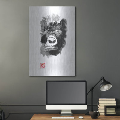 «Gorilla» par Pechane sur métal