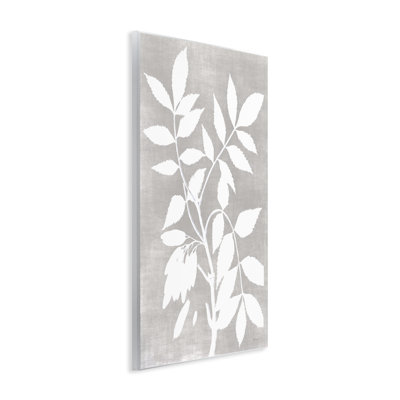 Minimal Foliage Impression Wall Plaque, design by Stellar Design Studio