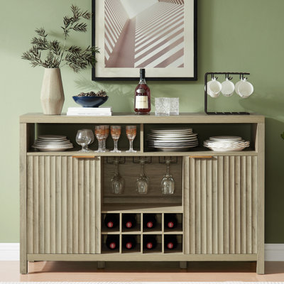 Nicolee 51" W Bar Cabinet