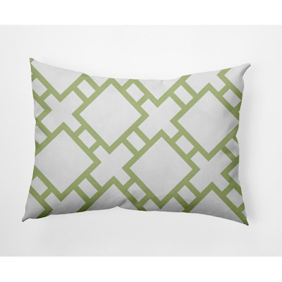 Geometric Reversible Throw Pillow