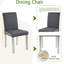 Ensemble de table de salle à manger 5 pièces avec table rectangulaire et chaises rembourrées, avec décoration en cristal pour une expérience culinaire élégante