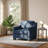Christopher Knight Home 33.75" W x 33.5" D x 32" H Fabric Upholstered Armless Accent Club Chair