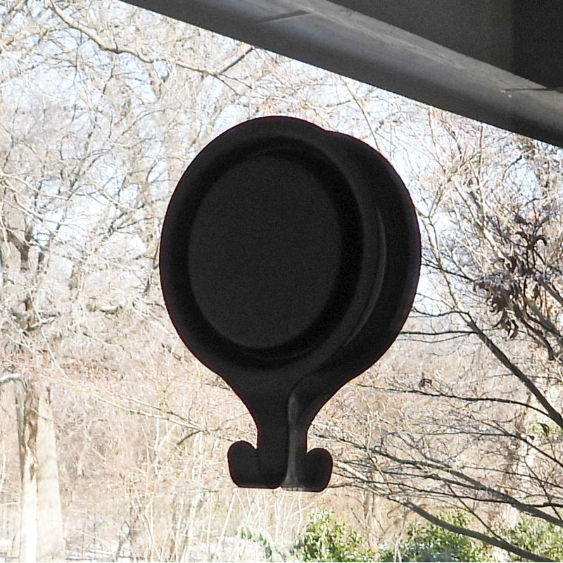 Porte-couronne magnétique sans pincement, Noir, 2
