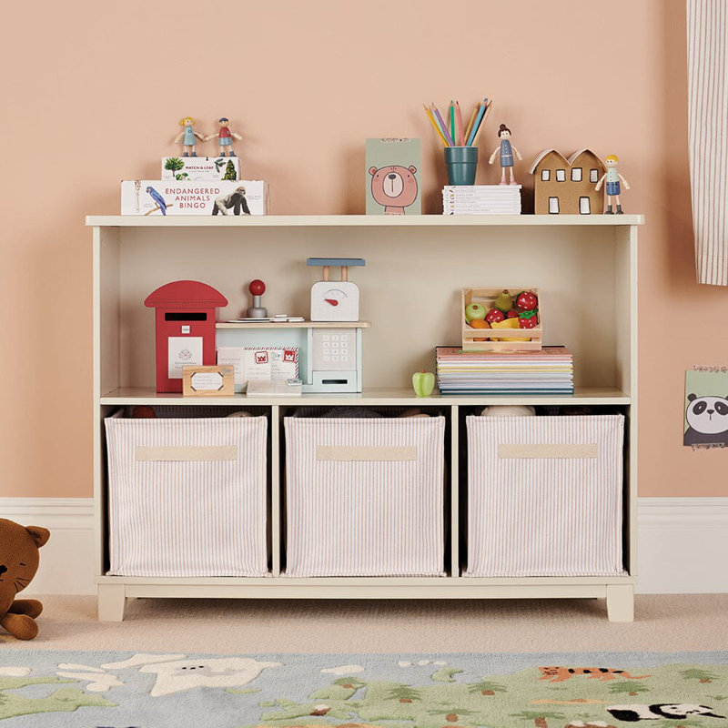 Great Little Trading Co. Cotton Canvas Toy Organiser, Natural