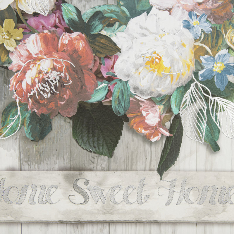 Art for the Home Isabelle Wreath Printed Canvas