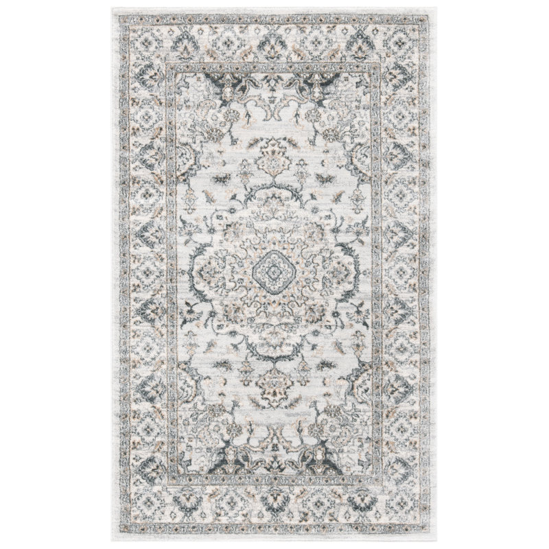 Delmer Performance Oriental Rug, Rectangle 3' x 5'