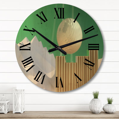 Horloge murale en bois massif Philipsburg