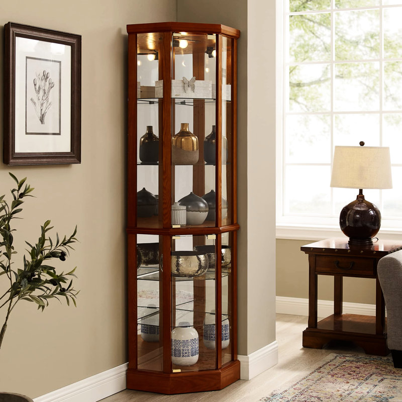 Vitrine Curio, Chêne