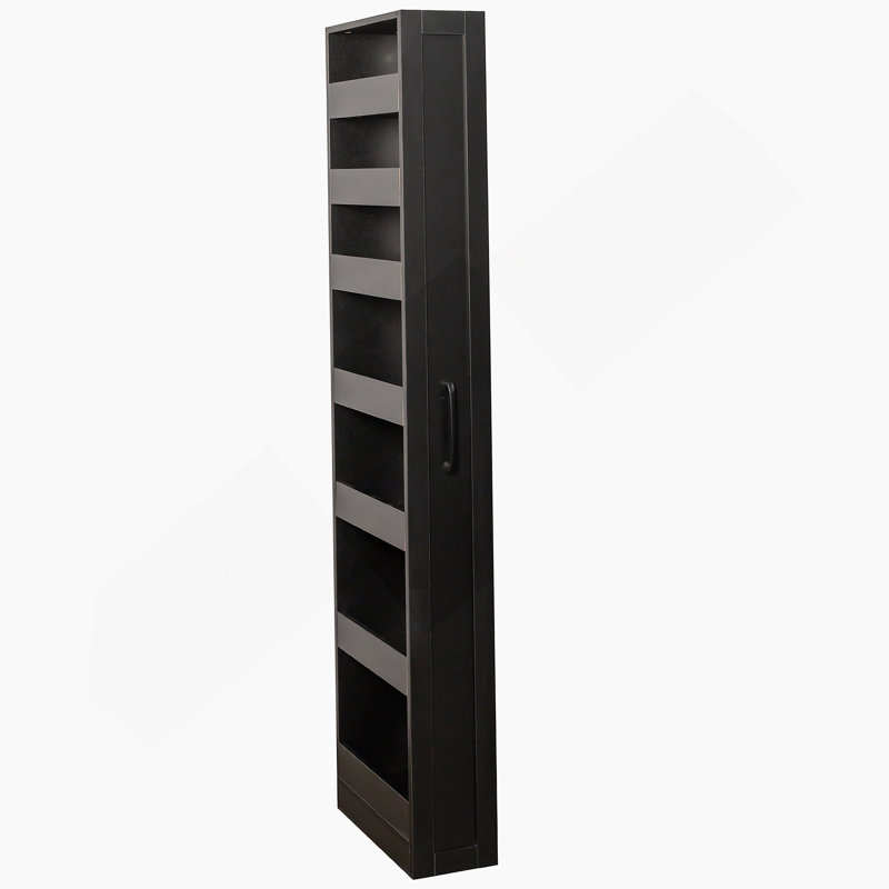 7 Tier Multi-Functional Pull-Out Multi-Tier Storage Single-Sided Open Shelf For Kitchen, Living Room & Narrow Spaces