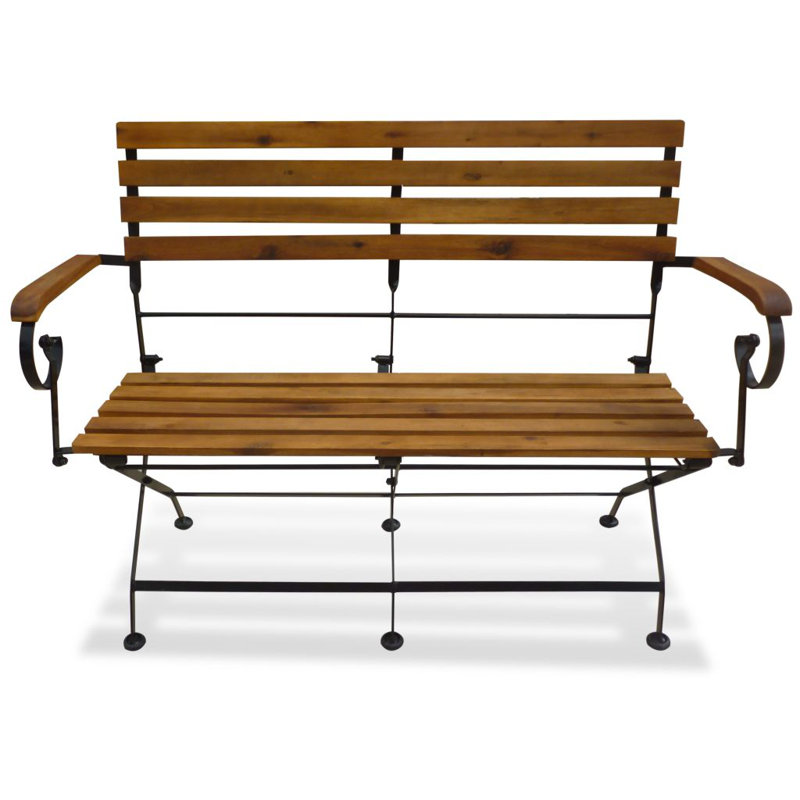 Blanchette Solid Wood Acacia Outdoor Bench