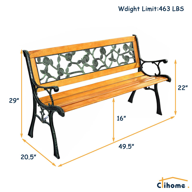 Banc de jardin en fer