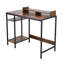 100Cm Rectangular with Hutch Computer Desk