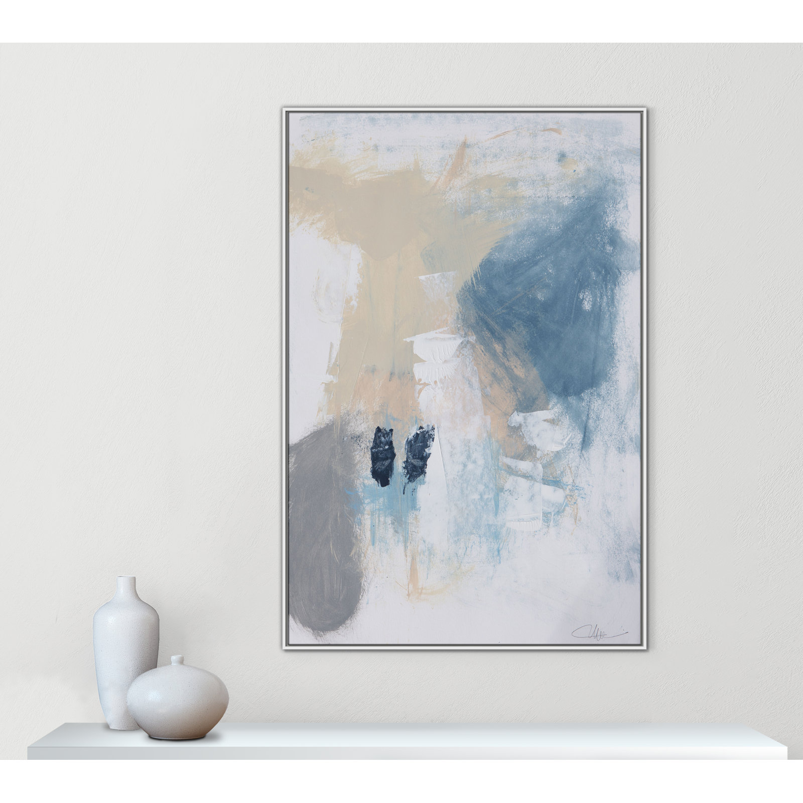 Coastal Carnival II Print by Casa Fine Arts, No Mat, 61.5" H x 41.5" W x 2" D, White Floater Framed Canvas