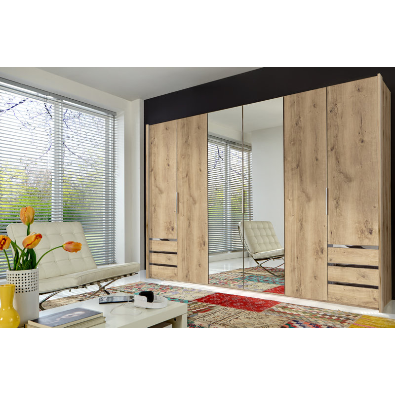 Ardzan 6 Door Manufactured Wood Wardrobe