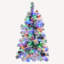 Sapin de Noël artificiel pré-éclairé sapin de Noël enneigé avec lumières DEL