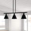 Luminaire suspendu linéaire à 3 lumières pour îlot de cuisine Dallyn-820646702-865485066-865485071