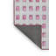 Tapis rose/zone grise à motifs-1113805187