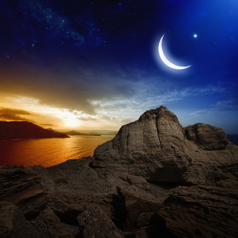 Ramadan Background - Wrapped Canvas Print, 122cm H x 122cm W x 3.8cm D