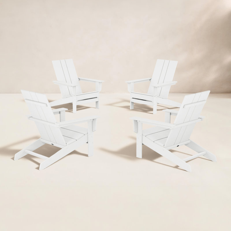 Chaises Adirondack en plastique Liles POLYWOOD x, Blanc