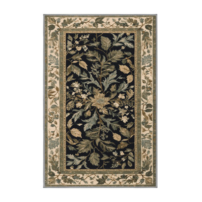 Machine Washable Nature Brown Area Rug