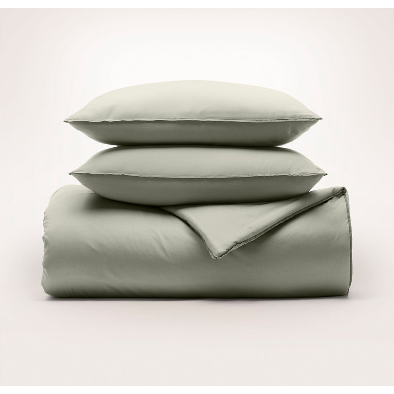 Signature Comforter Set, Full/Queen Comforter + 2 Standard Shams, Sageleaf