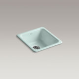 IronTones® 17" L x 18-3/4" W x 8-1/4" Top-Mount/Under-Mount Single-Bowl Kitchen Sink