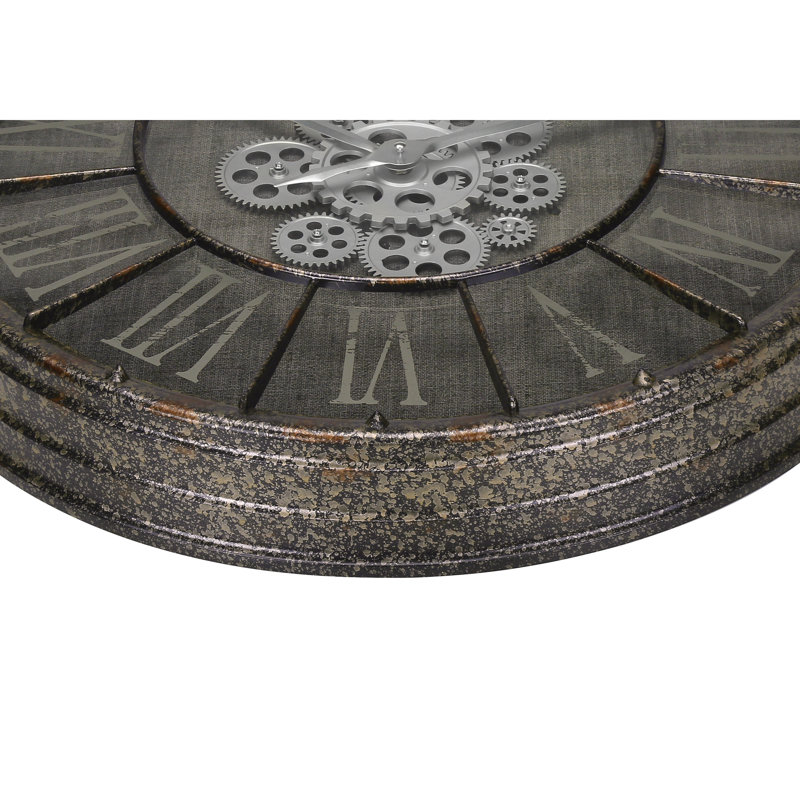 Round, Gear Mechanism, Large Oversized, Wall Clock