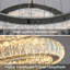 Lustre moderne à lumière DEL-131366165