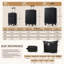 Ensemble de valises rigides 5 pièces avec sacs, bagage à main semi-ouvert 20 po avec port USB, bagage extensible 24 po 28 po avec roulettes doubles verrou TSA