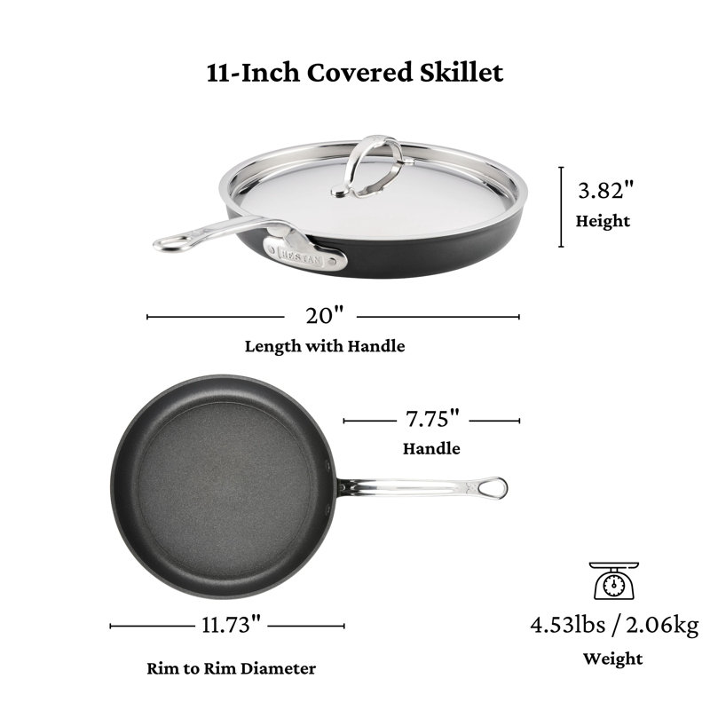 2pc 11" Covered Skillet (28cm)
