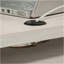 Bureau en L, finition blanche