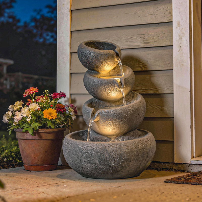 Fountain with Lights