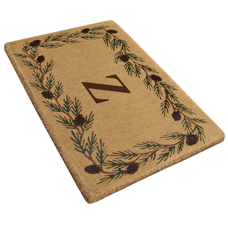 Tapis de porte antidérapant pour l'extérieur, L 30 po x L 48 po, Z