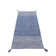 Azizi Striped Hand Woven Cotton Blue Rug