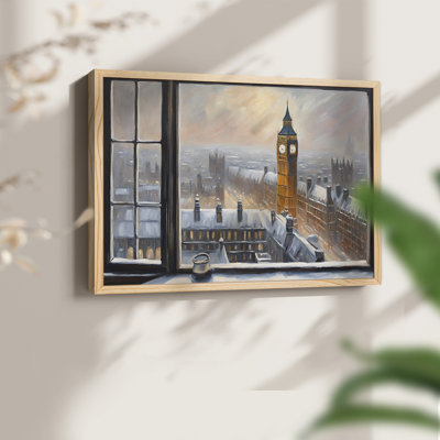 Paysages rétro-ICI-impression encadrée - réaménageable
