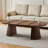 Coffee Table, Flexible and Extendable, walnut Brown