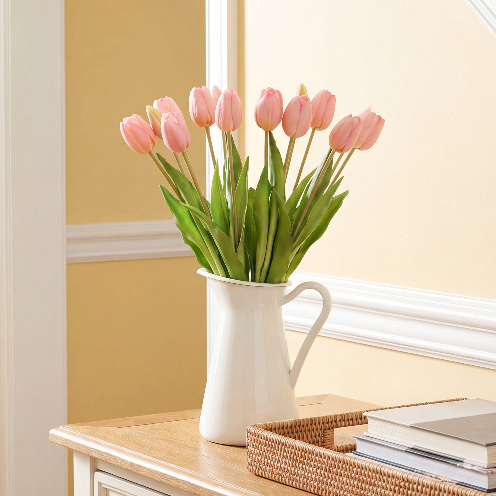 Tulip Floral Stems, White