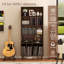 Tall Vinyl Record Storage Cabinet with Open Shelves, Multi-Shelf Bookcase Display Rack with Legs for Living Room, Home Office
