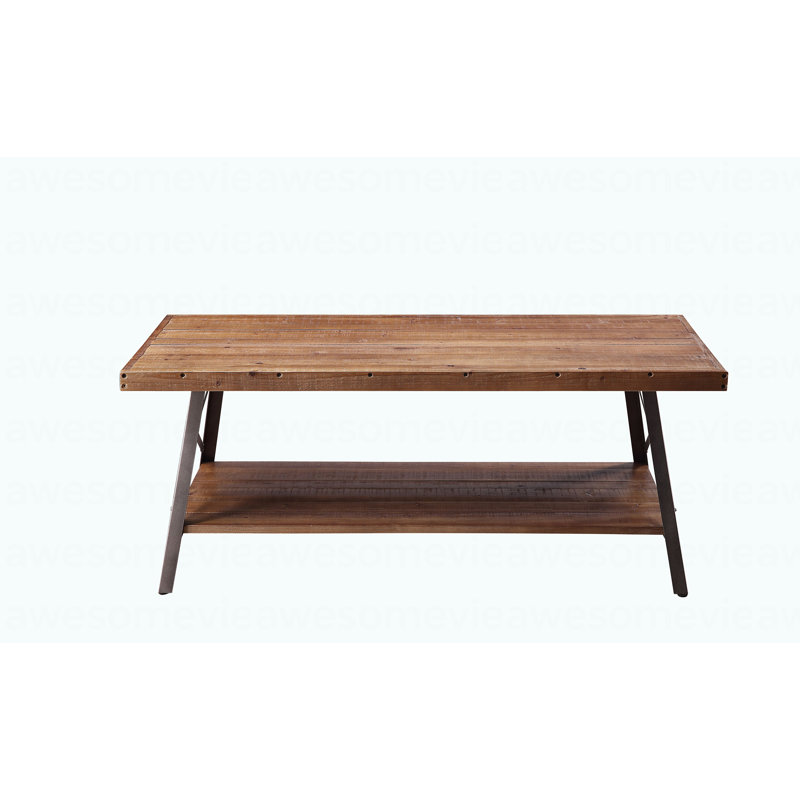 Table basse en chêne et sable noir