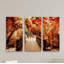«Autumn Bridge», ensemble de 3 reproductions de photos sur toile-149379973