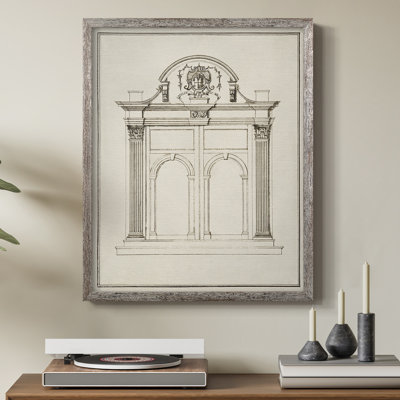 Entrance Framed Print - Solid Wood